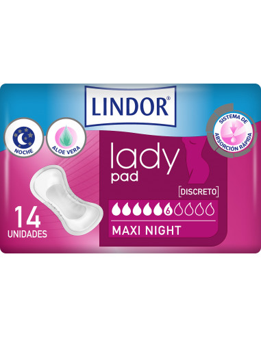 LINDOR LADY MAXI 600 ML 14U