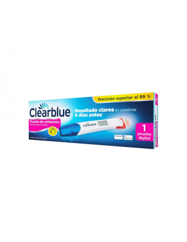 CLEARBLUE PRUEBA DE EMBARAZO ULTRATEMPRANA DIGITAL 1 PRUEBA