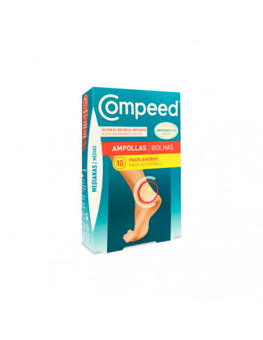 COMPEED AMPOLLAS PACK AHORRO MEDIANAS TALONES 10UD