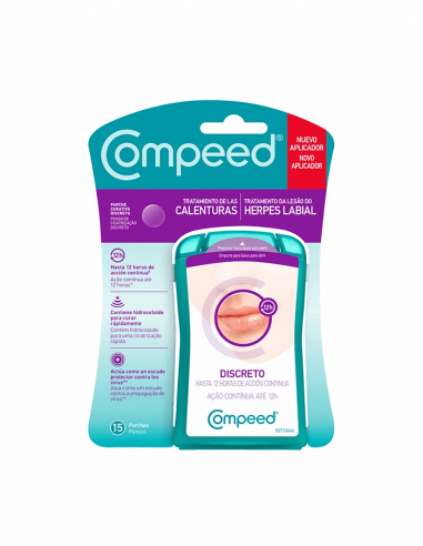 COMPEED PARCHE ANTI-HERPES HIDROCOLOIDE 15 PARCH