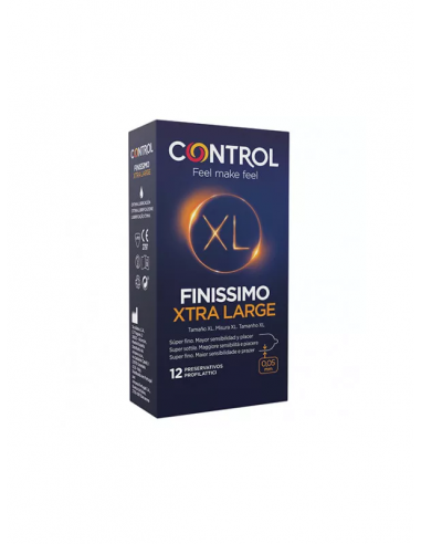 CONTROL FINISSIMO XL PRESERVATIVOS 12 U