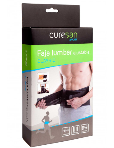 FAJA LUMBAR AJUSTABLE CURESAN CLASSIC TALLA L