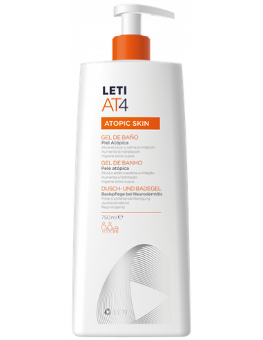 LETI AT-4 GEL DE BAÑO DERMOGRASO 750 ML