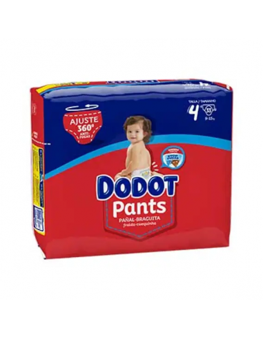 PAÑAL INFANTIL DODOT PANTS T- 4 9-15 KG 33 U