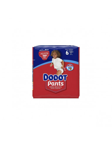 PAÑAL INFANTIL DODOT PANTS T- 6 +15 KG 27 U