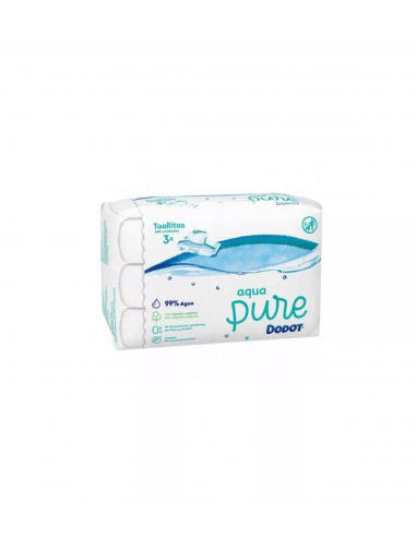 DODOT AQUA PURE TOALLITAS HUMEDAS PARA BEBES 144