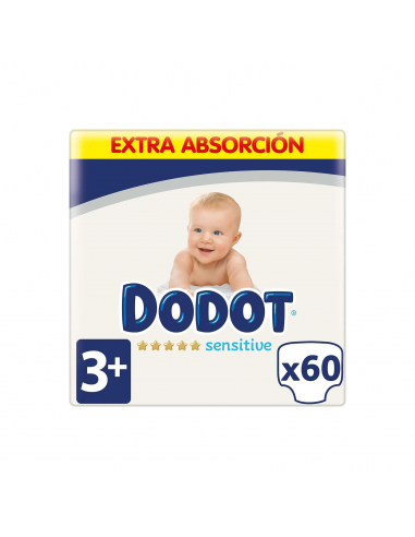 PAÑAL INFANTIL DODOT PRO SENSITIVE T-3  (7-11 KG)