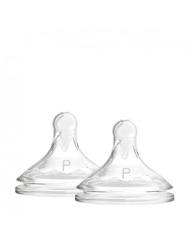 TETINA SILICONA PREMATUROS OPTIONS+ DR BROWN´S NATURAL FLOW PACK 2 U BOCA ANCHA