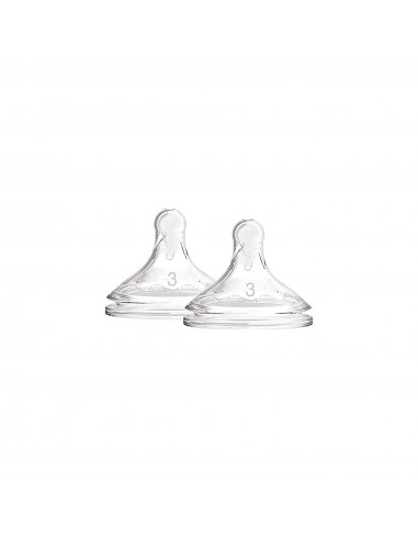 TETINA SILICONA BOCA ANCHA LEVEL 3 DR BROWN´S N
