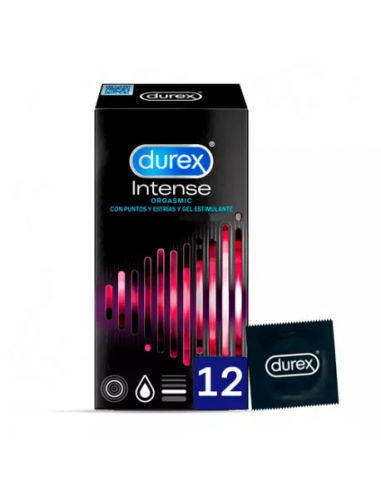 DUREX INTENSE ORGASMIC PRESERVATIVOS 12 PRESER