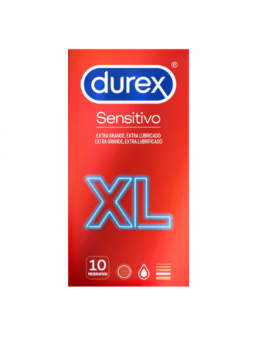 DUREX SENSITIVO XL PRESERVATIVOS 10 U