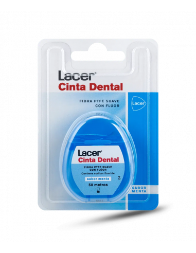 CINTA DENTAL LACER FLUOR Y TRICLOSAN 25 M