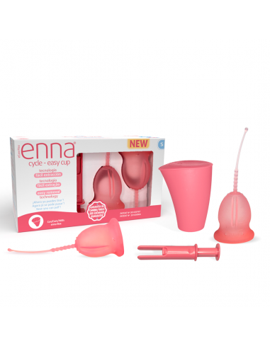 COPA MENSTRUAL ENNA CYCLE EASY CUP 2UD TALLA S (CON APLICADOR)