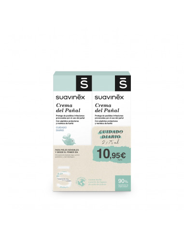 SUAVINEX CREMA PAÑAL DUPLO 75 ML + 75 ML