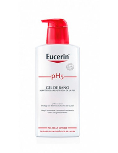 EUCERIN PIEL SENSIBLE PH-5 GEL DE BAÑO 1 ENVASE 400 ML