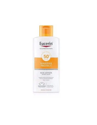 EUCERIN SUN PROTECTION 50+ LOCION EXTRA LIGHT SENSITIVE PROTECT 400 ML