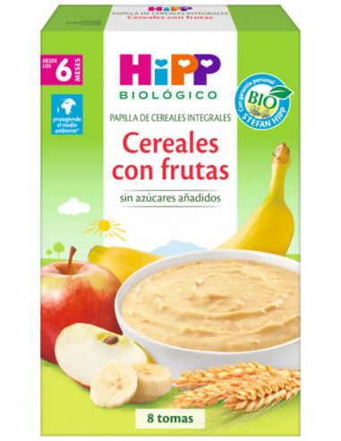 HIPP PAPILLA CEREAL CON FRUTA 250GR