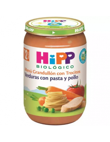 HIPP TARRO VERDURAS/PASTA/POLLO