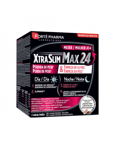 XTRASLIM MAX 24 30 COMPRIMIDOS DIA + 30 COMPRIMIDOS NOCHE