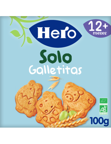 HERO SOLO GALLETITAS ANIMALES 1 ENVASE 100 G