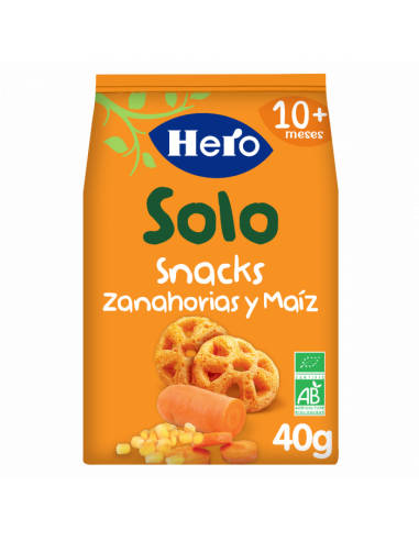 HERO SOLO SNACK DE ZANAHORIA 1 ENVASE 40 G