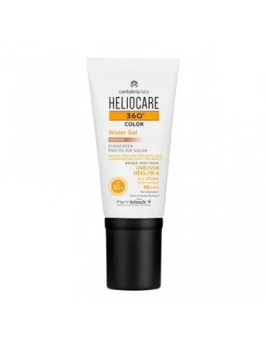 HELIOCARE 360º COLOR WATER GEL PROTECTOR SOLAR SPF 50+ 1 ENVASE 50 ML COLOR BRONZE