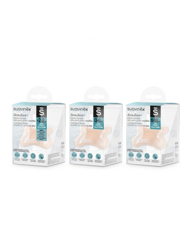 CHUPETE SILICONA FISIOLOGICO SUAVINEX SX PRO ZERO-ZERO -2 2 MESES