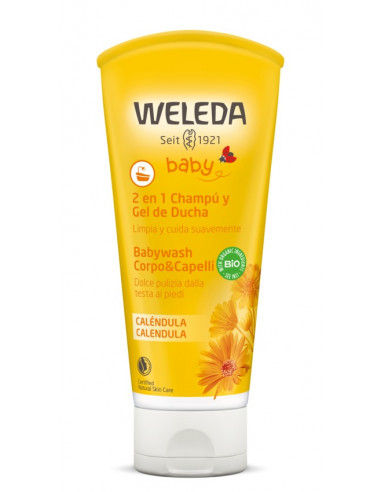WELEDA CHAMPU Y GEL DE DUCHA CALENDULA 200 ML