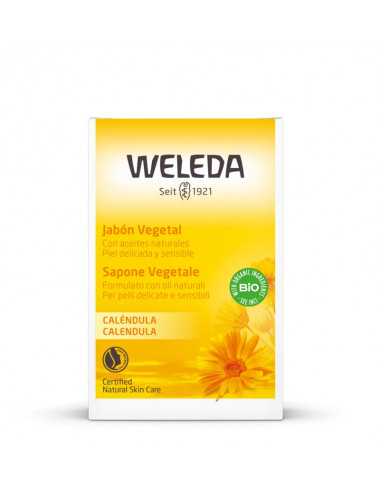 WELEDA JABON VEGETAL CALENDULA 1 ENVASE 100 G