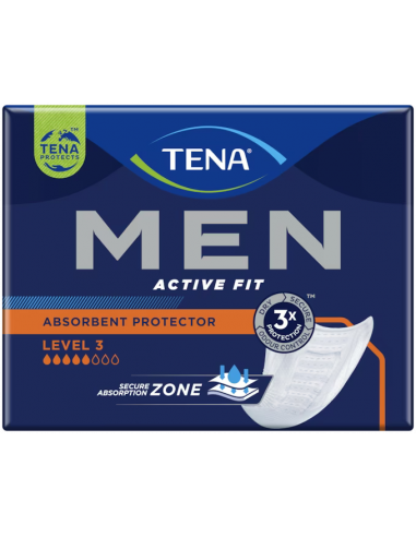 ABSORB INC ORINA LIGERA TENA MEN LEVEL-3 16 U