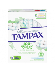 TAMPAX COTTON PROTECTION...