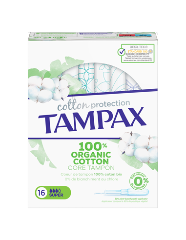 TAMPAX COTTON PROTECTION SUPER 16 U