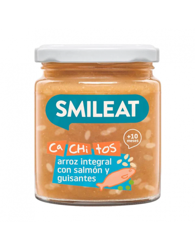 SMILEAT CACHITOS ARROZ INT/ SALMON/ GUISAN 230G