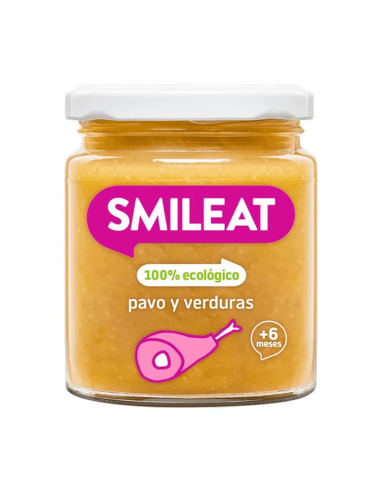 SMILEAT TARRO VERDURAS Y PAVO 230 GR