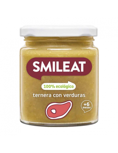 SMILEAT TARRO TERNERA CON VERDURAS 230 GR