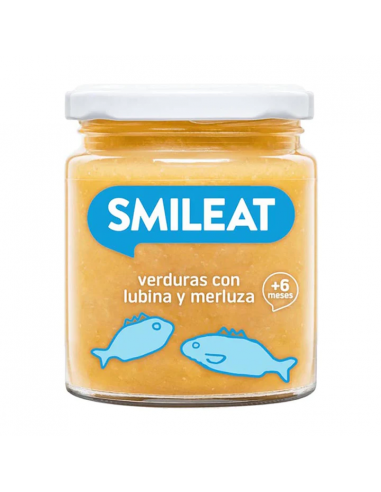 SMILEAT TARRO LUBINA/MERLUZA/VERDURAS 230 GR