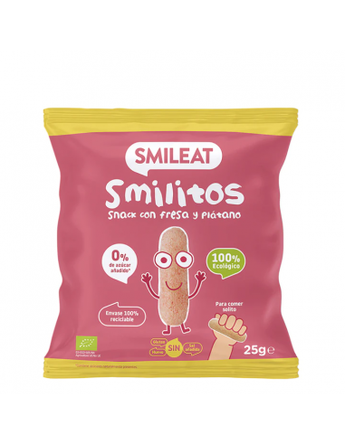 SMILEAT SMILITOS FRESA Y PLATANO