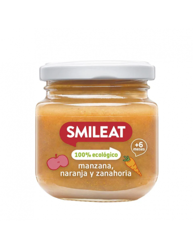 SMILEAT TARRO MANZANA Y NARANJA 130 GR