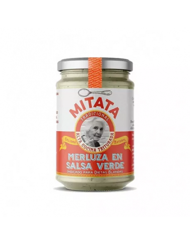 MITATA MERLUZA EN SALSA VERDE 1 TARRO 350 G