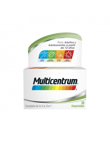 MULTICENTRUM CON LUTEINA 30 COMP