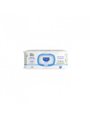 MUSTELA TOALLITAS LIMPIADORAS CON PERFUME 70 TOALLITAS RECAMBIO