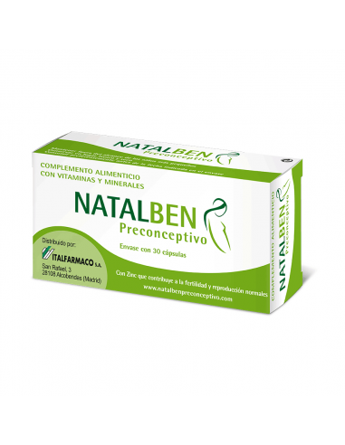 NATALBEN PRECONCEPTIVO 30 CAPS