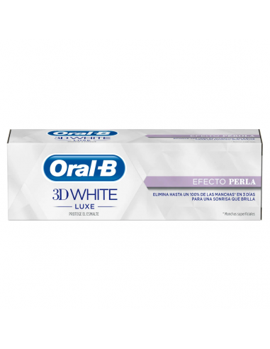 ORAL-B 3DWHITE LUXE EFECTO PERLA 75 ML