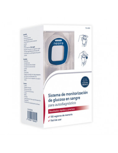 GLUCOMETRO MONITORIZACION GLUCOSA EN SANGRE ACOF