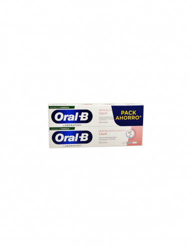 ORAL-B SENSIBILIDAD Y ENCIAS CALM 2 TUBOS 100 ML PACK AHORRO