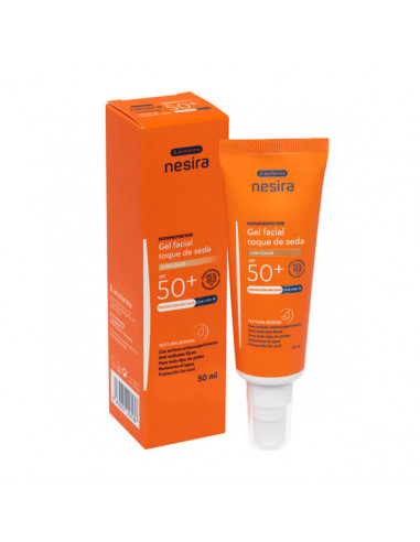 ACOFARDERM GEL FACIAL TOQUE DE SEDA COLOR SPF 50+ 1 TUBO 50 ML