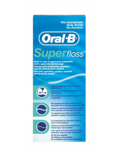 ORAL-B SUPERFLOSS 30 UNIDADES