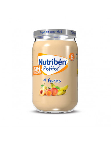 NUTRIBEN POTITOS 4 FRUTAS 1 ENVASE 235 G