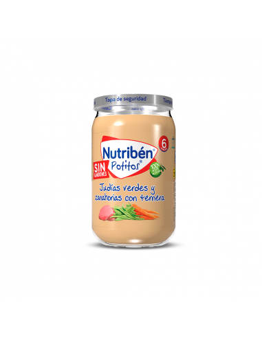NUTRIBEN TERNERA CON JUDIAS VERDES Y ZANAHORIAS