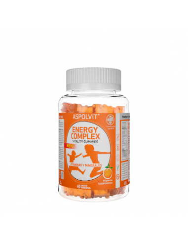 ASPOLVIT ENERGY COMPLEX GUMMIES 60 GUMMIES SABOR NARANJA